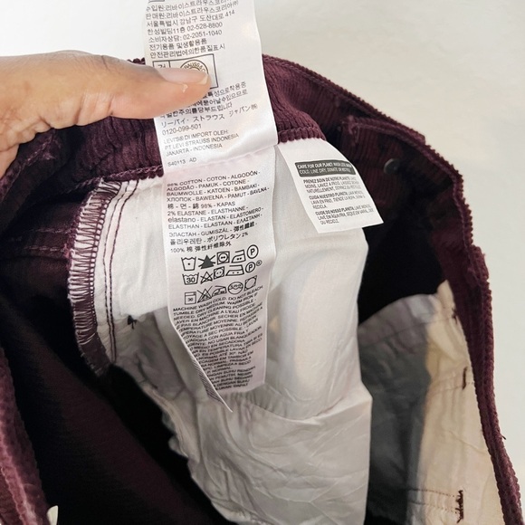 RIBCAGE BOOTCUT CORDUROY PANTS - Picture 5 of 5